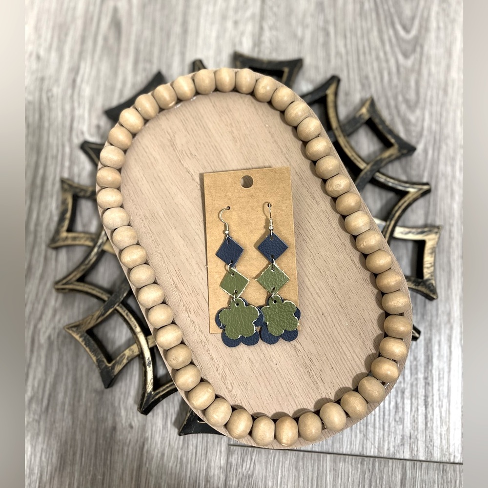 Genuine Leather Earrings